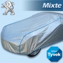 Housse de protection voiture Peugeot, bache Tyvek pour une protection à l'extérieur ou à l'intérieur