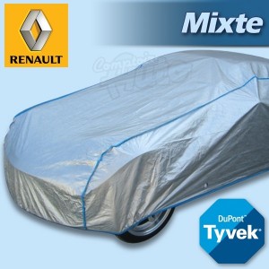 Bâche protection Dacia Logan II MCV - bâche Tyvek® DuPont™ : usage mixte