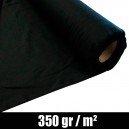 Toile cretonne noire en 150cm de largeur